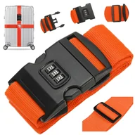 Torby podróżne - Pas zabezpieczający do walizki Artnico pomarańcz - miniaturka - grafika 1