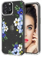 Etui i futerały do telefonów - ETUI do Apple iPhone 15 Pro WZORY BROKAT CASE PRZEŹROCZYSTE PLECKI + SZKŁO - miniaturka - grafika 1