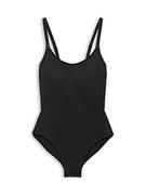 Stroje kąpielowe - ESPRIT Recykling: niewatowany kostium kąpielowy z fiszbinami, czarny, 85E - miniaturka - grafika 1