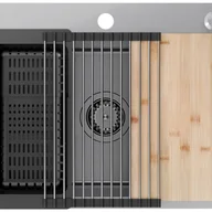 Zlewozmywaki - Zlewozmywak stalowy Musso 60 Quadron - miniaturka - grafika 1