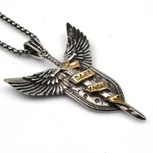 Breloki - Dark Angels 5 cm Metal Brelok Zawieszka Warhammer 40k - miniaturka - grafika 1