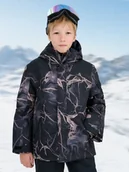 Kurtki i płaszcze dla chłopców - 4F Kurtka snowboardowa membrana 8000 chłopięca - multikolor 122 (6-7 lat) - miniaturka - grafika 1