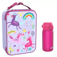 Lunch boxy - Zestaw Śniadaniowy Do Przedszkola Ion8 Unicorns 14: Lunchbag I8Lbvunic I Butelka Ion8 I8Rf350Pin - miniaturka - grafika 1