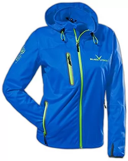 Kurtki damskie - Black Crevice damska kurtka Softshell, bcr3621, wielokolorowa, 42 BCR3621-BG_Blue/Green_42 - grafika 1