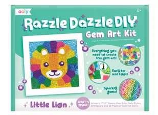 Wyklejanki diamentowe Lew - Zabawki kreatywne - miniaturka - grafika 2