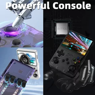 R36S Handheld Game Console, 3.5-inch IPS Screen, Linux System, 11 Emulator, 128GB - White - Konsole i gry retro - miniaturka - grafika 5
