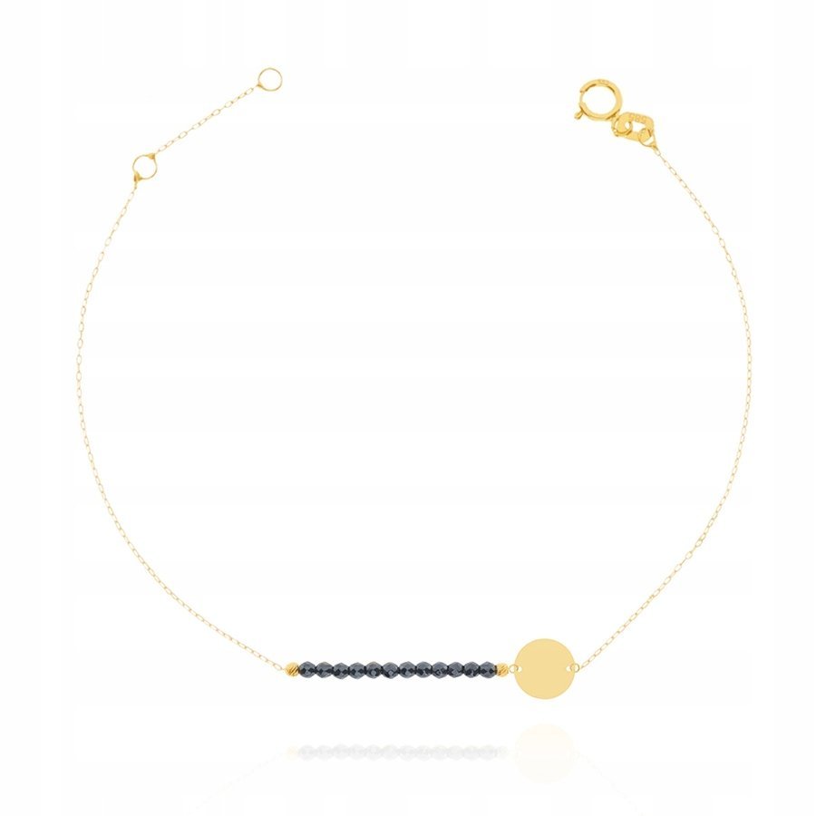 Złota Bransoletka Celebrytka- Kółko P.585