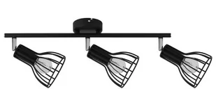 Spotlight Lampa listwa czarna z drutu 3pkt MEGAN 75cm 2743304 2743304 - Lampy sufitowe - miniaturka - grafika 1