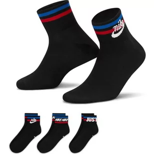Skarpety Nike Everyday Essential 3Pack DX5080 (kolor Czarny) - Skarpetki damskie - miniaturka - grafika 1
