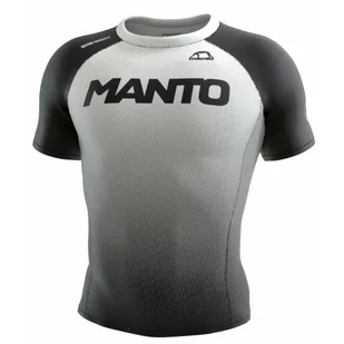 Manto Rashguard Krótki Rękaw Rank Biały - Kimona, stroje i obuwie - miniaturka - grafika 1