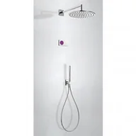 Akcesoria hydrauliczne - Tres 9286558 9286558 ESPACIO Podtynkowy termostatyczny elektroniczny zestaw prysznicowy SHOWER - miniaturka - grafika 1