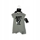 Rampersy - Rampers dla chłopca z krótkim rękawem NIKE 6M - miniaturka - grafika 1