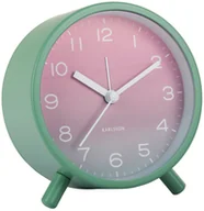 Zegary - Budzik Karlsson KA6062GR zielony okrągły 11 cm . - miniaturka - grafika 1