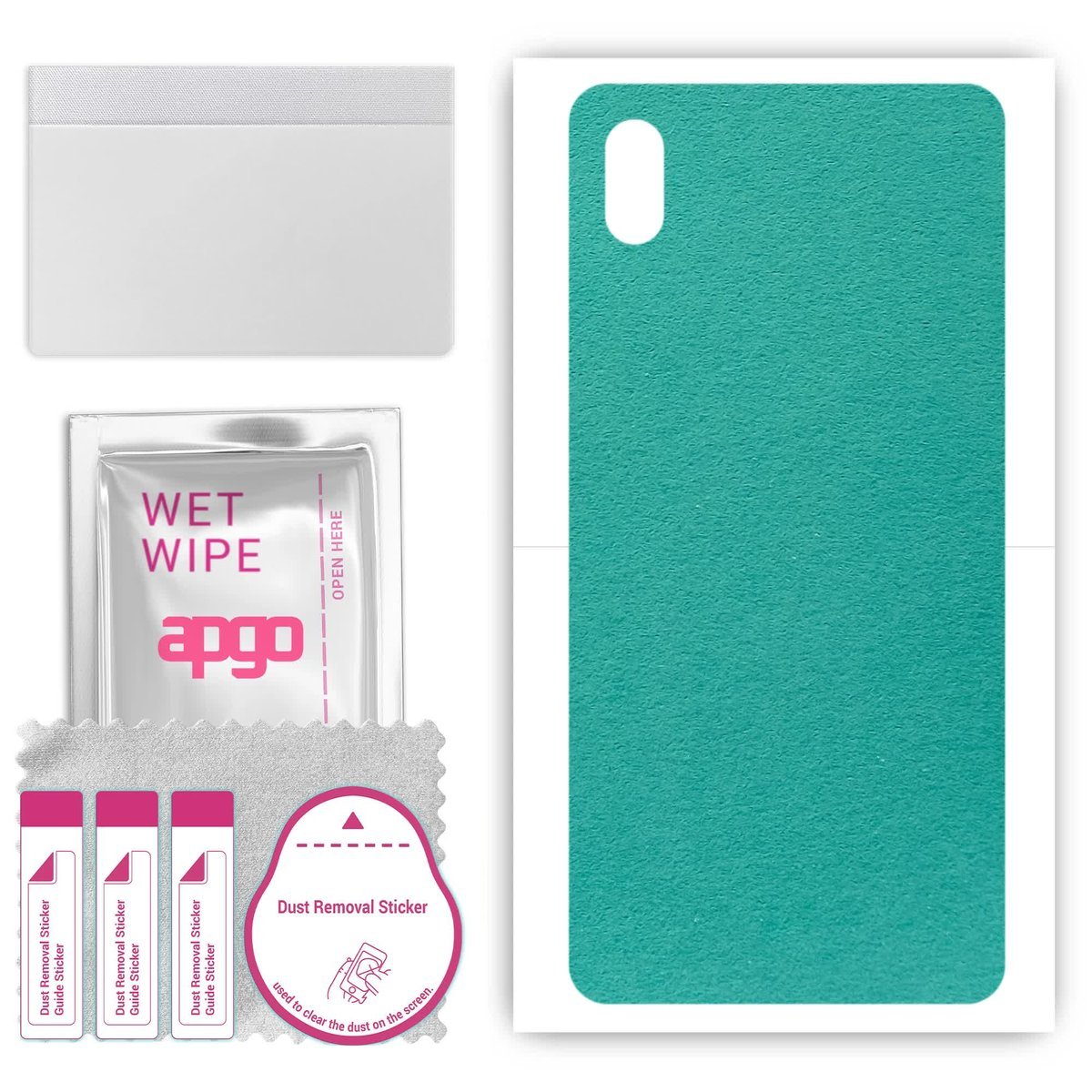 Folia naklejka skórka strukturalna na TYŁ Zamsz do LG W10 Alpha - Zamsz Miętowy - apgo SKINS