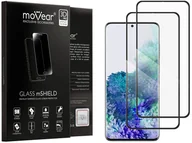 Szkła hartowane na telefon - movear 2 szt. Szkło Hartowane 3D na Samsung Galaxy S20+ (Plus) na Cały Ekran, 9H GLASS mSHIELD Czarny SG20PG3DXG1AFBK2 - miniaturka - grafika 1