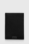 Portfele - Tommy Hilfiger portfel skórzany męski kolor czarny - miniaturka - grafika 1