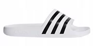 Klapki i japonki damskie - Adidas, Klapki damskie, Aqua F35539, biały, rozmiar 38 - miniaturka - grafika 1