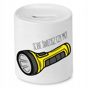SKARBONKA DLA TATY SOBIE ŚWIECISZ MI CZY SOBIE? z Nadrukiem ze Zdjęciem + Opakowanie na prezent (wzór 04) - Skarbonki SKARBONKA DLA TATY SOBIE ŚWIECISZ MI CZY SOBIE? z Nadrukiem ze Zdjęciem + Opakowanie na prezent (wzór 04) - Skarbonki - miniaturka - grafika 1