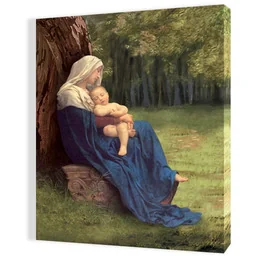 Obraz religijny na płótnie Matka Boża i Dzieciątko Jezus - Ikony i obrazy sakralne Obraz religijny na płótnie Matka Boża i Dzieciątko Jezus - Ikony i obrazy sakralne - miniaturka - grafika 1