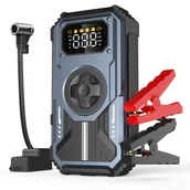 Kable rozruchowe - Eigotrav PD-270 rozrusznik samochodowy 5 w 1 ze sprężarką powietrza 150PSI 6000A prąd szczytowy rozrusznik skokowy kabel rozruchowy wzmacniacz power bank 12000mAh - miniaturka - grafika 1