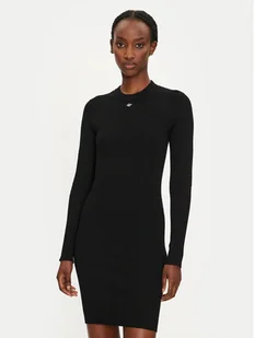 Replay Sukienka dzianinowa DK3319.000.G23370 Czarny Slim Fit - REPLAY - Sukienki - miniaturka - grafika 1