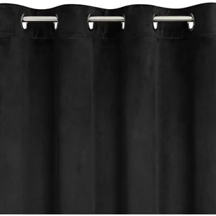 Zasłona EUROFIRANY Ariadna 140 x 250 cm Czarny - Zasłony - miniaturka - grafika 1
