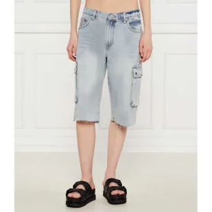 One Teaspoon Jeansowe szorty SKATER GIRL Loose fit - Spodenki damskie - miniaturka - grafika 1