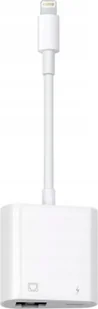 Adapter USB Zenwire Lightning - RJ-45 + Lightning Biały - Kable miedziane - miniaturka - grafika 1