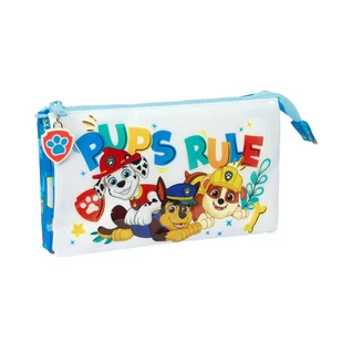 Piórnik Potrójny The Paw Patrol Pups rule Niebieski 22 x 12 x 3 cm - Piórniki - miniaturka - grafika 1