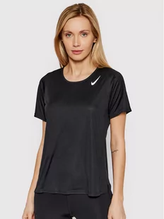 Nike Koszulka techniczna DD5927 Czarny Slim Fit - Koszulki sportowe damskie - miniaturka - grafika 1