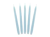 Urodziny dla dorosłych - PartyDeco Świeczka "Classic Pastel 24 cm", błękitna, 10 szt SKMAT-011 - miniaturka - grafika 1