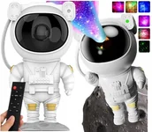 Lampy stojące - PROJEKTOR GWIAZD ASTRONAUTA LAMPKA NOCNA DLA DZIECI - miniaturka - grafika 1