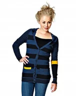Swetry damskie - Adidas Neo Sweter Damski W Paski W68114 Xxs - miniaturka - grafika 1