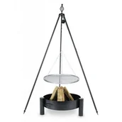 Paleniska ogrodowe - Cook&King Grill ogrodowy COOK KING Stal Czarna 50 cm + Palenisko 60 cm - miniaturka - grafika 1