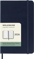 Kalendarze - MOLESKINE kalendarz 2026 GRANATOWY POCKET WEEKLY HARD TYGODNIOWY (9x14) - miniaturka - grafika 1