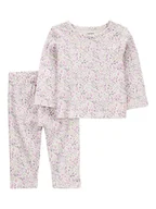 Kaftaniki dla niemowląt - carter's 2-częściowy zestaw w kolorze fioletowym - miniaturka - grafika 1