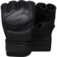 Rękawice bokserskie - RDX Rękawice MMA T15 Noir Black - miniaturka - grafika 1