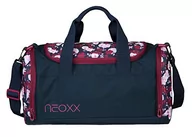 Torby podróżne - neoxx Champ torba sportowa Pixel in My Mind – torba z recyklingowanych butelek PET, torba treningowa dla dziewcząt i chłopców, torba podróżna do uprawiania sportu i szkoły, niebieski-czerwony, S, - miniaturka - grafika 1