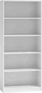 TopEshop Regał 80cm szafka książki segregatory r80 biały R80 BIEL - Regały - miniaturka - grafika 1