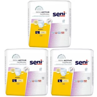 Seni Active Normal Majtki chłonne Large (L), 30 sztuk - Pieluchy dla dorosłych - miniaturka - grafika 1