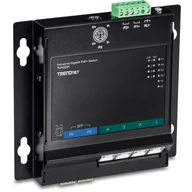 Pozostałe akcesoria sieciowe - Trendnet TI-PG62F łącza sieciowe Gigabit Ethernet (10/100/1000) Obsługa PoE Czarny - miniaturka - grafika 1
