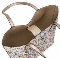 Torebki damskie - Shopperka ze skóry ekologicznej - David Jones - miniaturka - grafika 1