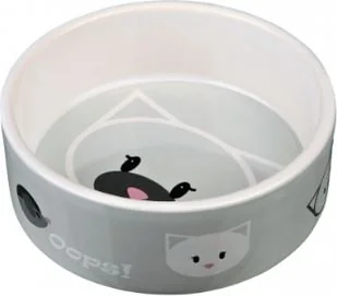 Trixie Miska ceramiczna dla kota Mimi, 0.3 l/ø 12 cm - Miski dla kotów - miniaturka - grafika 1