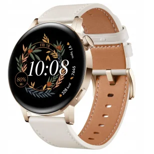Huawei Watch GT 3 42mm Elegant Biały - Smartwatch - miniaturka - grafika 1