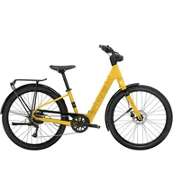 Rowery elektryczne - Trek Verve Plus 1 Lowstep LT 2025 S Satin Baja Yellow - miniaturka - grafika 1