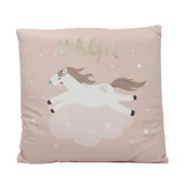 Kołdry i poduszki dla dzieci - Poduszka dekoracyjna z jednorożcem, 40 x 40 cm - miniaturka - grafika 1