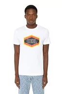 Koszulki męskie - Diesel T-diegor-e14 T-shirt męski, 100-0 stopni, XXL - miniaturka - grafika 1
