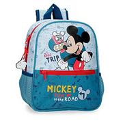 Plecaki szkolne i tornistry - Disney Mickey Road Trip Plecak Przedszkole Adaptacyjny Niebieski 6.44L 23x28x10 cms Poliester, niebieski, Mochila Preescolar adaptable, Konfigurowalny plecak przedszkolny - miniaturka - grafika 1