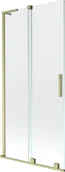 Parawany nawannowe - Mexen Velar L parawan nawannowy 2-skrzydłowy rozsuwany 95 x 150 cm, transparent, złoty szczotkowany - 896-095-003-01-55 - miniaturka - grafika 1