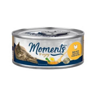 MOMENTS Adult Kurczak z jajem 12x70 g - Mokra karma dla kotów - miniaturka - grafika 1